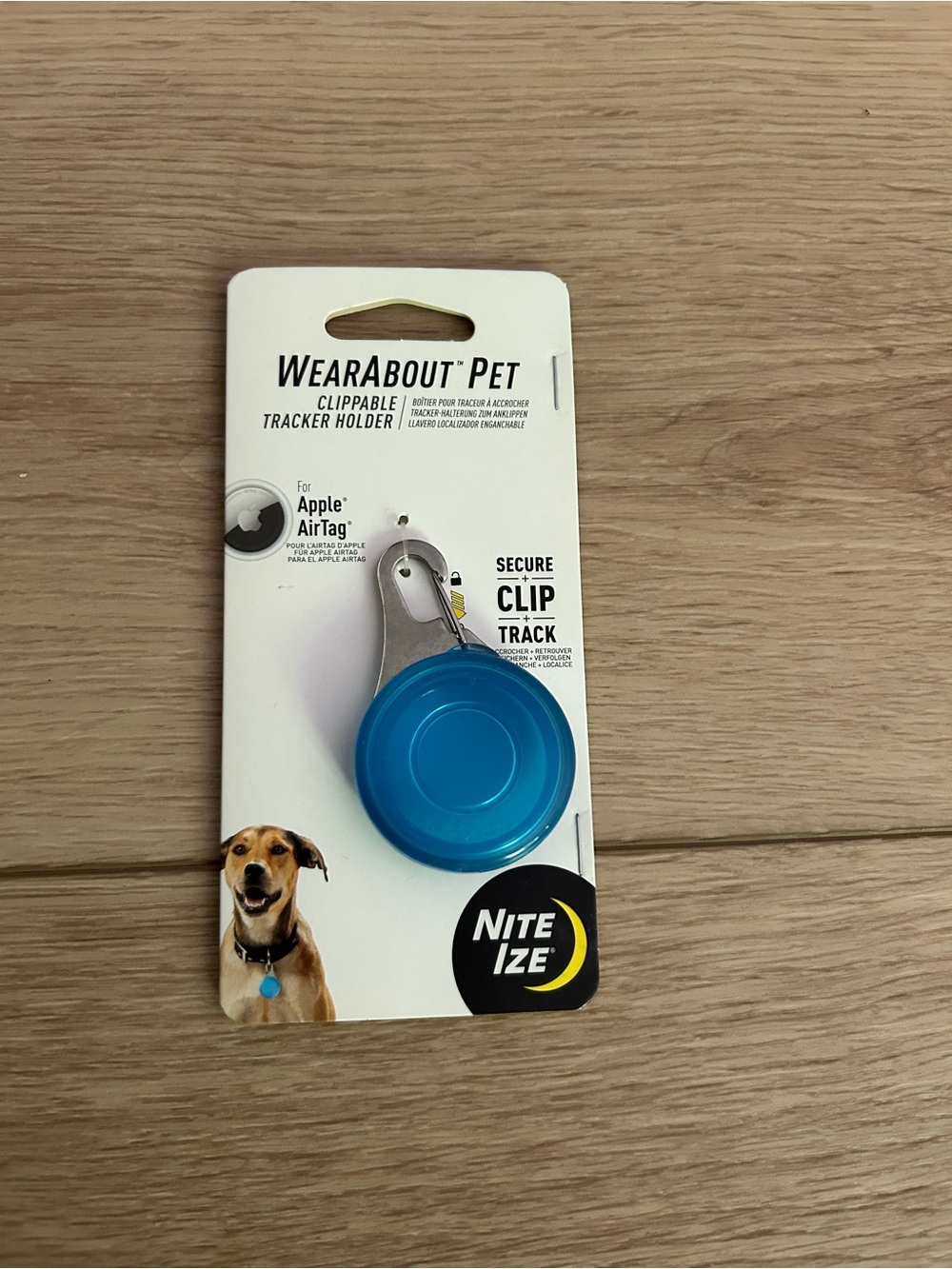Nite Ize WearAbout Pet Clippable Tracker Holder - Blue